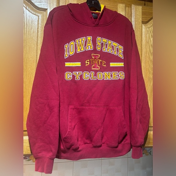 Vintage Y2K Iowa State University Cyclones NCAA Hoodie Sweatshirt Large - Picture 2 of 8